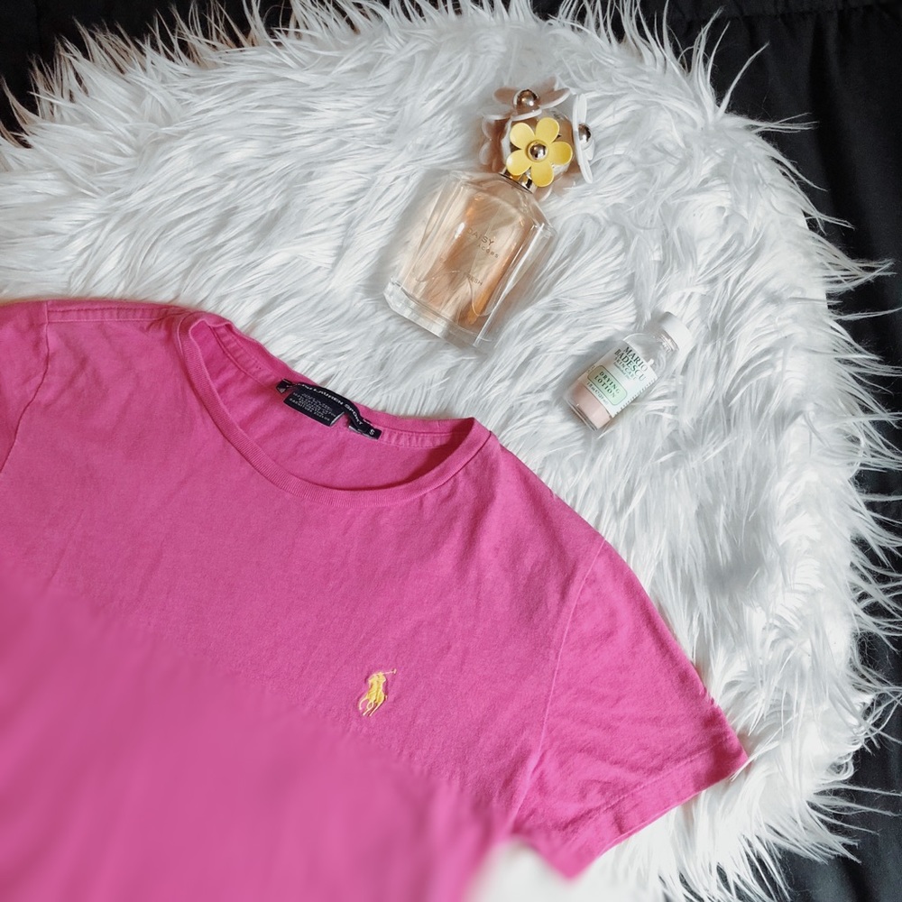 PINK POLO RALPH LAUREN SPORT T-SHIRT